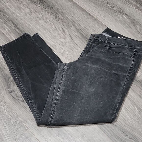 GAP Charcoal Gray Always Skinny Corduroy Pants - Picture 1 of 10